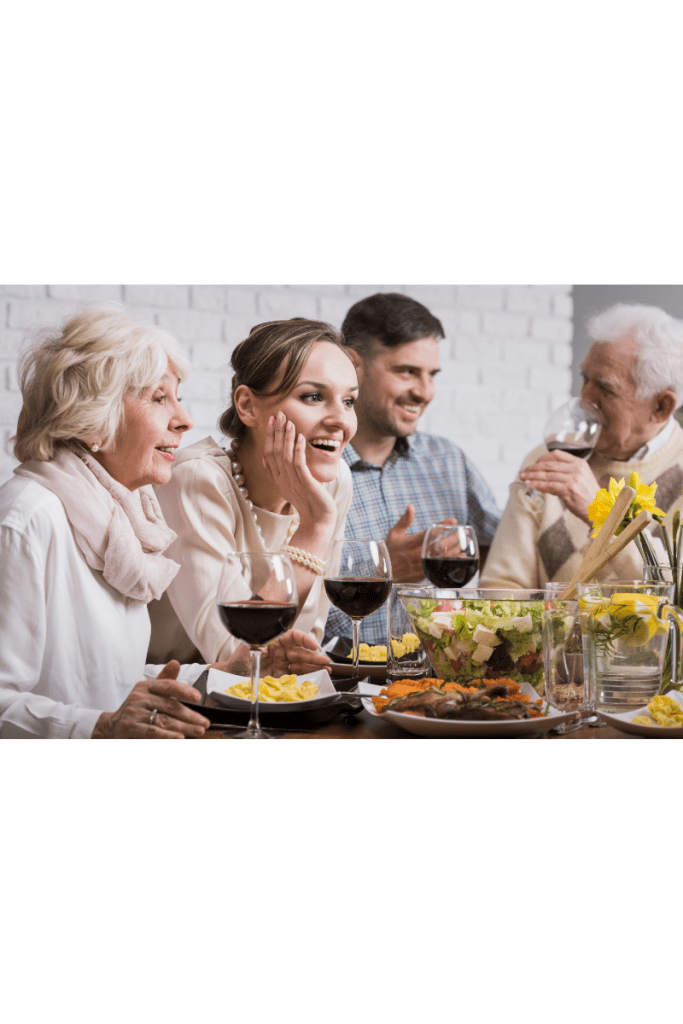 Family Roast Dinner with Grandparents