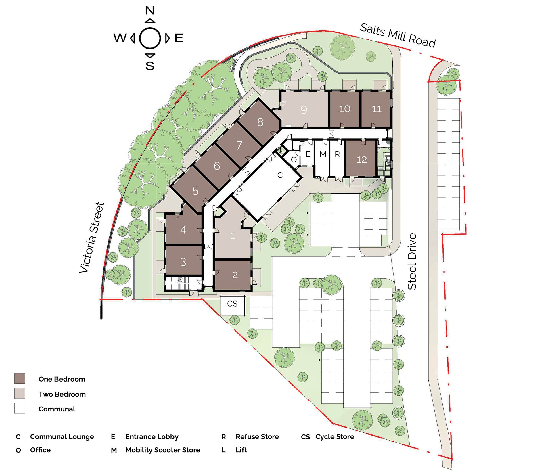 Glen Mill House Shipley Floor Plans ground floor