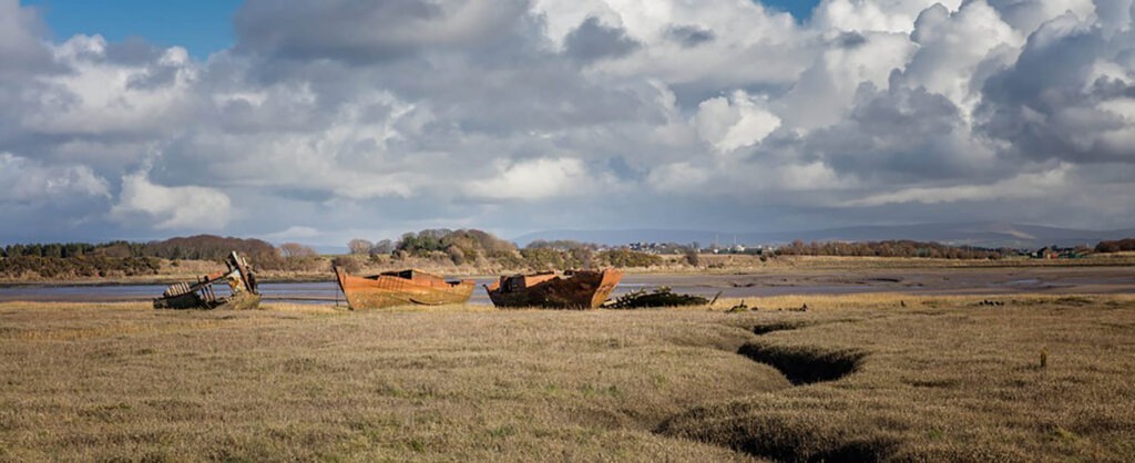 Heritage Open Day Wrecks Of The Wyre Estuary Near Fleetwood Lancashire