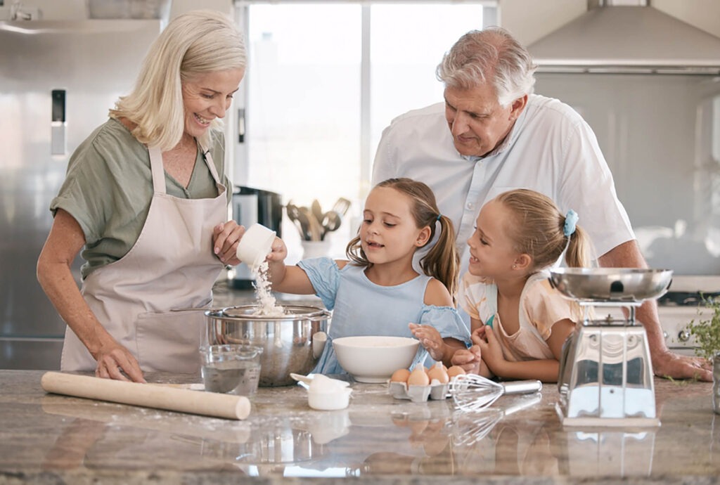 Bonfire Night Baking with the grandchildren - Burghley Retirement Living