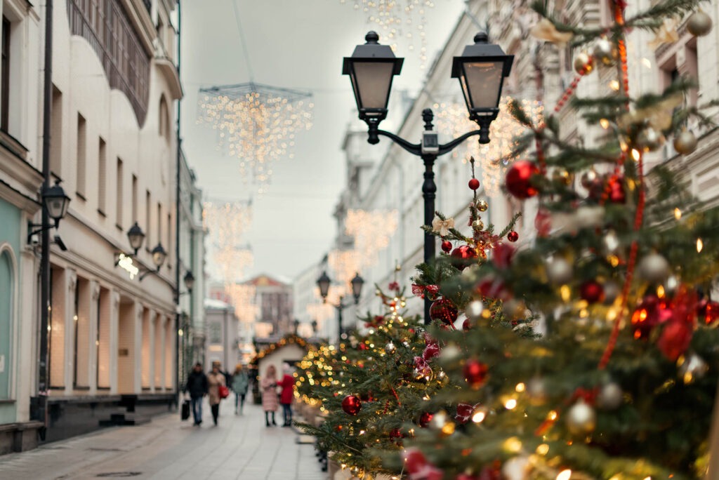 Christmas light Burghley Retirement living