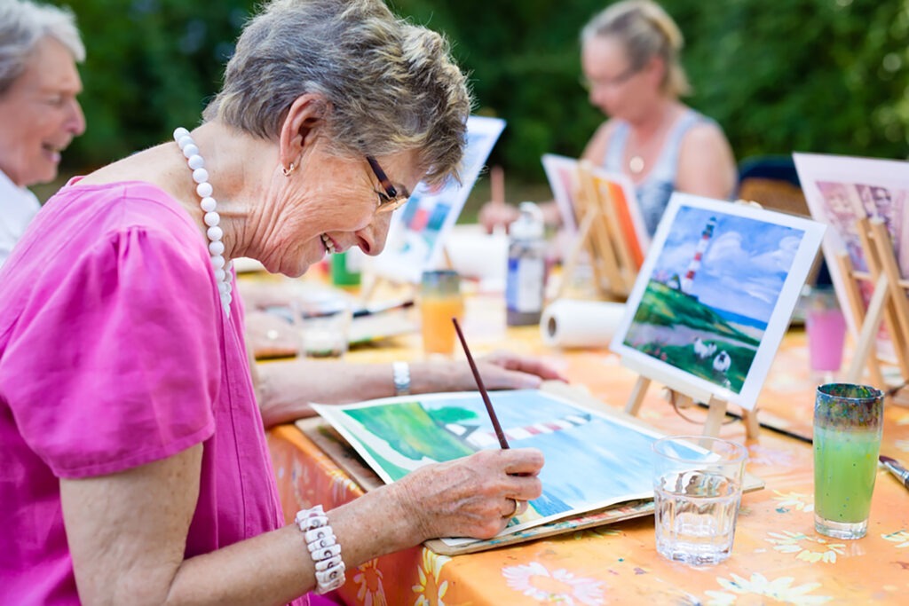 Art Class at Burghley Retirement Living